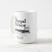 イリノイ州シカゴリッジのRoyal Palace Banquets コーヒーマグカップ (正面左)