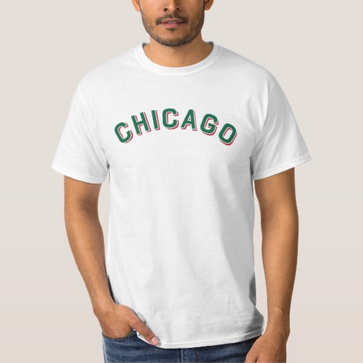 イリノイ州シカゴヴィンテージアーチ Tシャツ (正面)