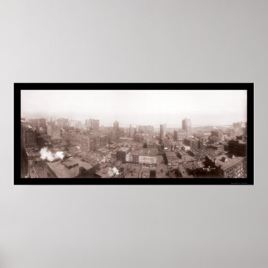 イリノイ州シカゴ写真1912 ポスター (正面)