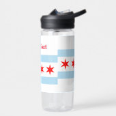 イリノイ州シカゴ国旗 ウォーターボトル (左面)