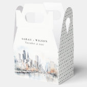 イリノイ州シカゴ市スケープ水結婚色の フェイバーボックス (オープン)