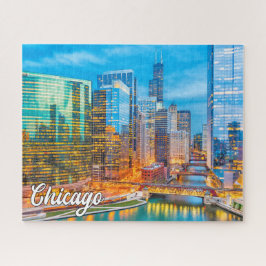 イリノイ州シカゴ統一された州 ジグソーパズル