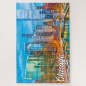 イリノイ州シカゴ統一された州 ジグソーパズル (縦)