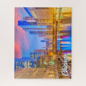 イリノイ州シカゴ統一された州 ジグソーパズル (縦)