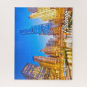 イリノイ州シカゴ統一された州 ジグソーパズル (縦)