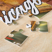 イリノイ州シカゴ統一された州 ジグソーパズル (側面)