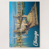 イリノイ州シカゴ統一された州 ジグソーパズル (縦)