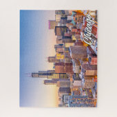 イリノイ州シカゴ統一された州 ジグソーパズル (縦)