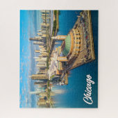 イリノイ州シカゴ統一された州 ジグソーパズル (縦)