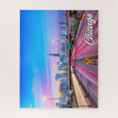 イリノイ州シカゴ統一された州 ジグソーパズル (縦)