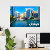 イリノイ州シカゴ統一された州 ポスター (ホームオフィス)