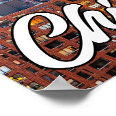 イリノイ州シカゴ統一された州 ポスター (角)