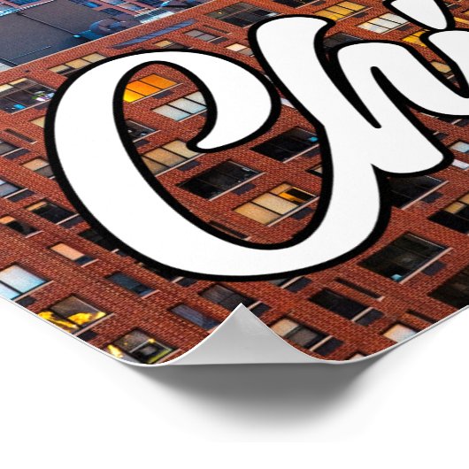 イリノイ州シカゴ統一された州 ポスター (角)