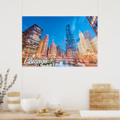 イリノイ州シカゴ統一された州 ポスター (キッチン)