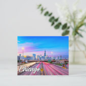 イリノイ州シカゴ統一された州 ポストカード (スタンド正面)
