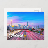 イリノイ州シカゴ統一された州 ポストカード (正面/裏面)