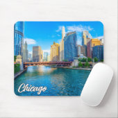イリノイ州シカゴ統一された州 マウスパッド (マウス)