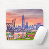イリノイ州シカゴ統一された州 マウスパッド (マウス)