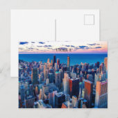 イリノイ州シカゴ超高層ビル ポストカード (正面/裏面)