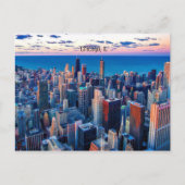 イリノイ州シカゴ超高層ビル ポストカード (正面)