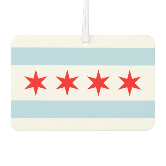 イリノイ州シカゴ飲料用コースター カーエアーフレッシュナー (裏面)