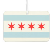 イリノイ州シカゴ飲料用コースター カーエアーフレッシュナー (正面)