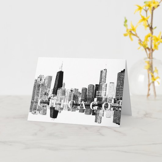 イリノイ州シカゴ カード (黄色い花)