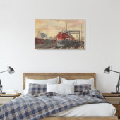 イリノイ州シカゴ キャンバスプリント (インサイチュ (寝室))