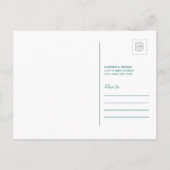 イリノイ州シカゴ | 引っ越しました インビテーションポストカード (裏面)