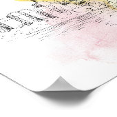 イリノイ州シカゴ |水色のスケッチイメージ ポスター (角)