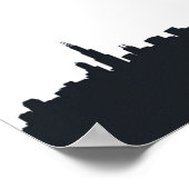 イリノイ州シカゴ |都市座標 ポスター (角)