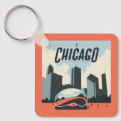 イリノイ州シカゴ | Millennium Park キーホルダー (正面)
