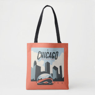 イリノイ州シカゴ Millennium Park トートバッグ