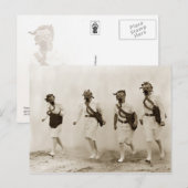 イリノイ州スコット・フィールドのガス・マスク・ドリル ポストカード (正面/裏面)