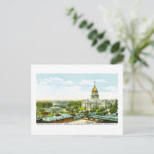 イリノイ州スプリングフィールド,キャピトル100年建物 ポストカード (スタンド正面)