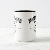 イリノイ州ダリ素晴らしーン、マクシミリアンの食べ物とスピリッツ ツートーンマグカップ (中央)