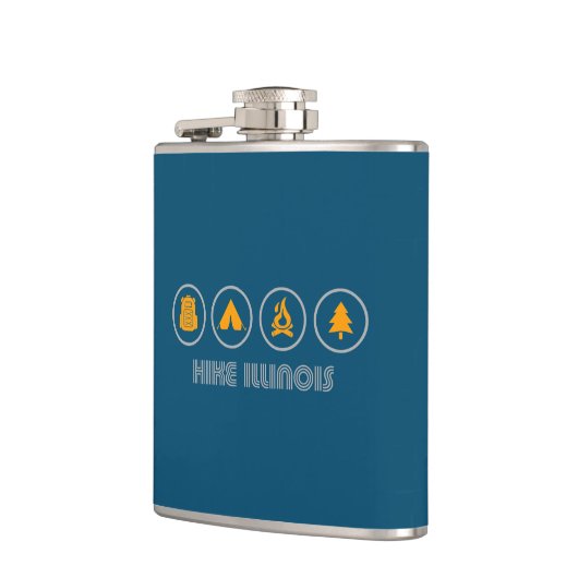 イリノイ州ハイク フラスク (左)