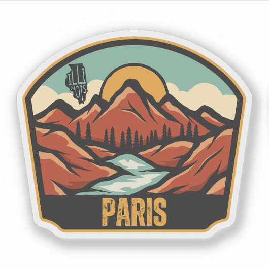 イリノイ州パリ シール (正面)