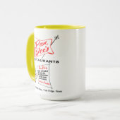 イリノイ州パークリッジのパンディーズレストラン マグカップ (正面左)