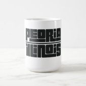 イリノイ州ピオリア コーヒーマグカップ (中央)