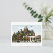 イリノイ州ブルーミントンのウィザーズ公共図書館 ポストカード (スタンド正面)