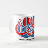 イリノイ州ボリングブルックのオールドシカゴ遊園地 コーヒーマグカップ (正面左)