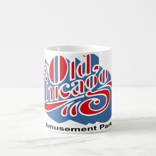 イリノイ州ボリングブルックのオールドシカゴ遊園地 コーヒーマグカップ (中央)