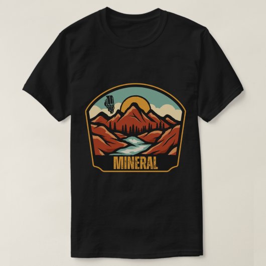 イリノイ州ミネラルTシャツ Tシャツ (デザイン正面)