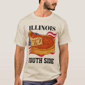 イリノイ州メンズTシャツ Tシャツ (正面)