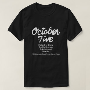 イリノイ州モートン・グローブの10月5日レストラン Tシャツ