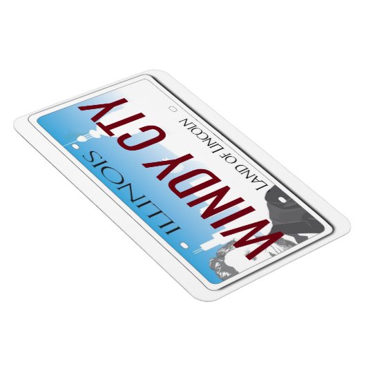 イリノイ州ライセンスプレート マグネット (右側)