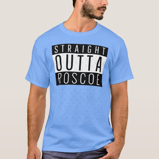 イリノイ州ロスコー出身 オーバーサイズ Tシャツ (正面)