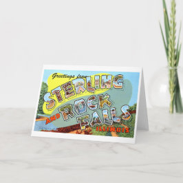 イリノイ州優れたのAnd Rock秋からの挨拶 カード