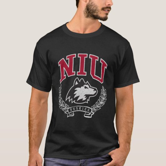 イリノイ州北部のハスキスの勝利 Tシャツ (正面)
